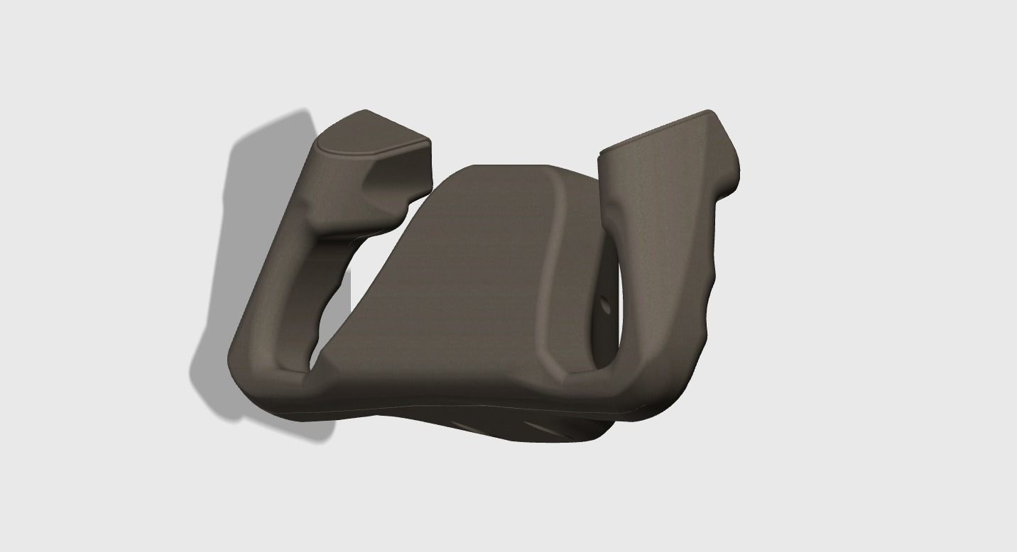 Beechcraft Style Aircraft Yoke Version 3 3D print model_2