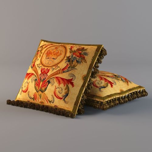 OG Library Firenze Tapestry Cushion 3D model