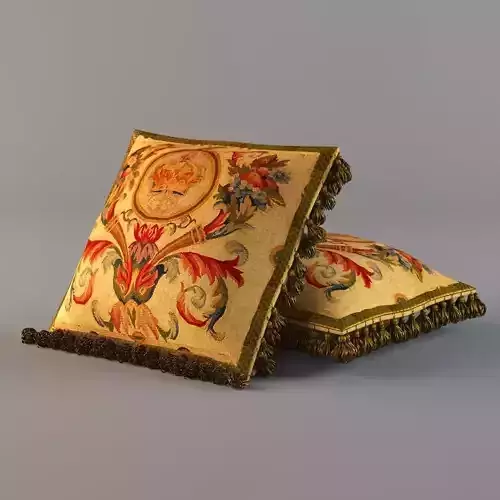 OG Library Firenze Tapestry Cushion 3D model