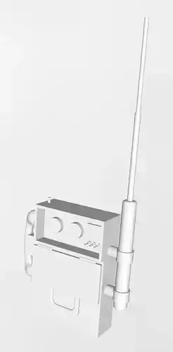 Radio 3D print model