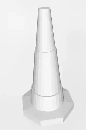 Traffic cone Free 3D print model