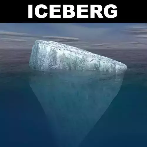 Tabular Iceberg 3D model