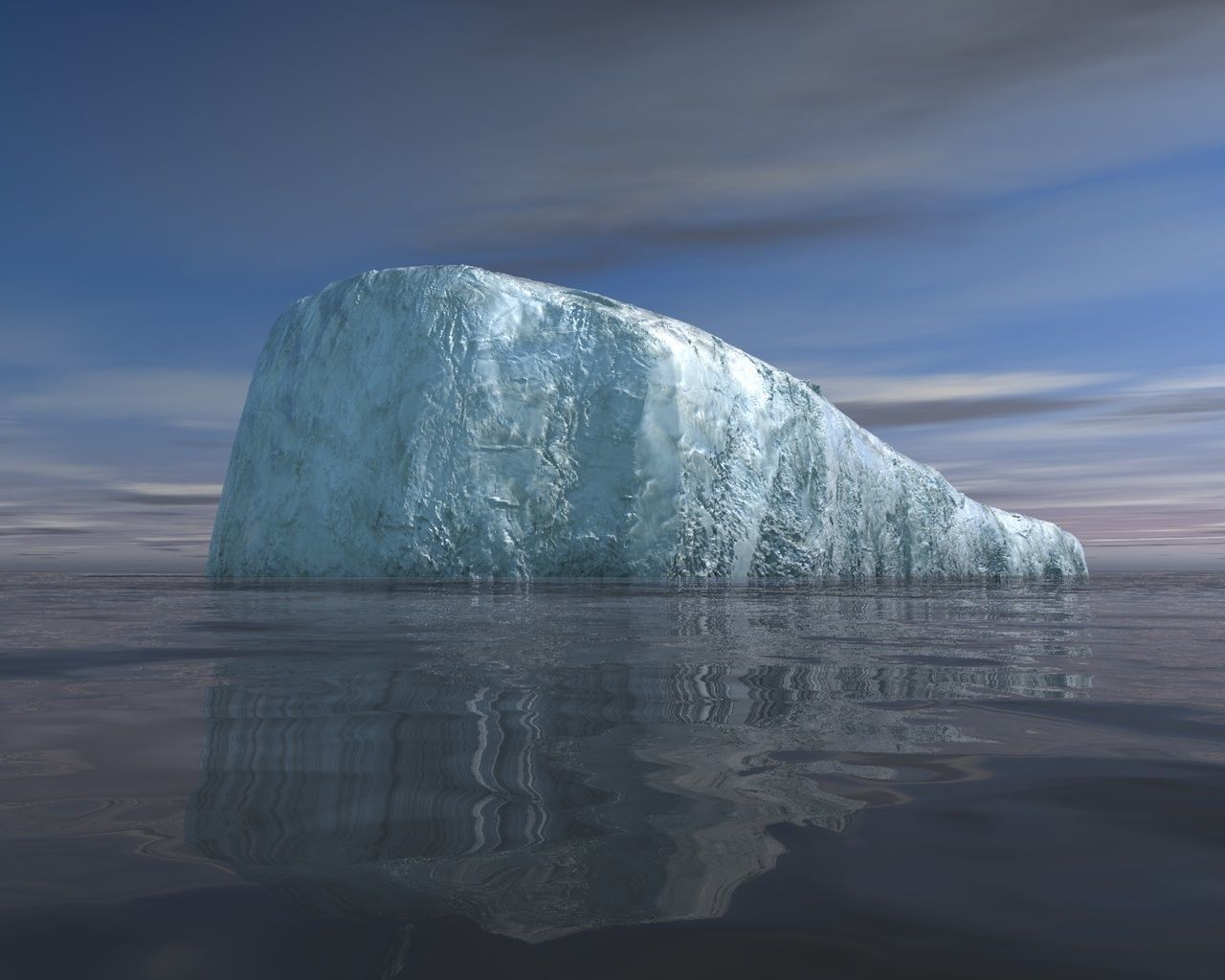 Tabular Iceberg 3D model_3
