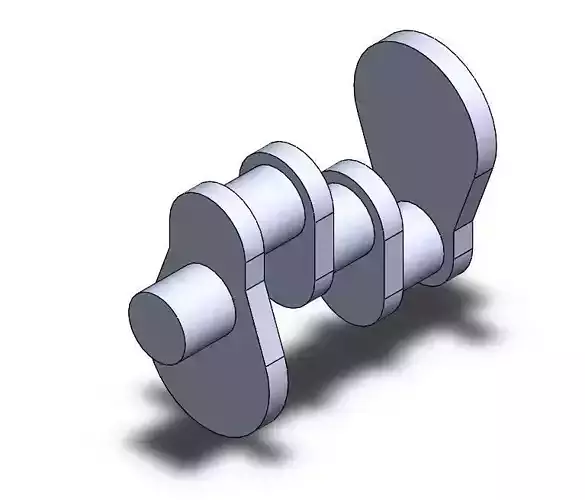 Crank metal crankshaft