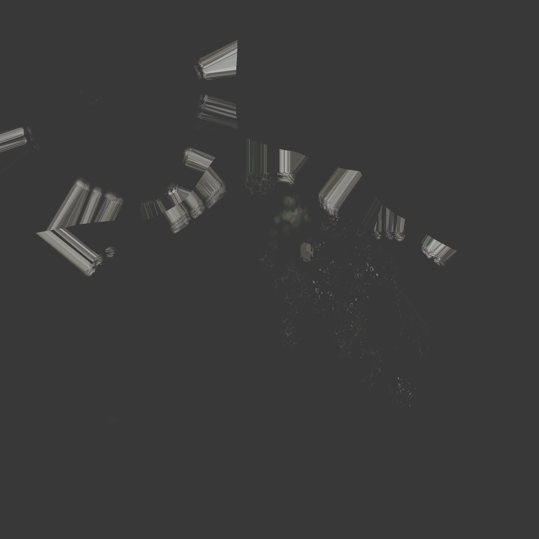 Composite camouflage Helmet Low-poly 3D model_3