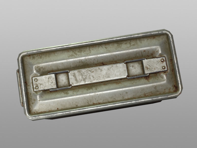 ammo box cal30 m2 Low-poly 3D model_4