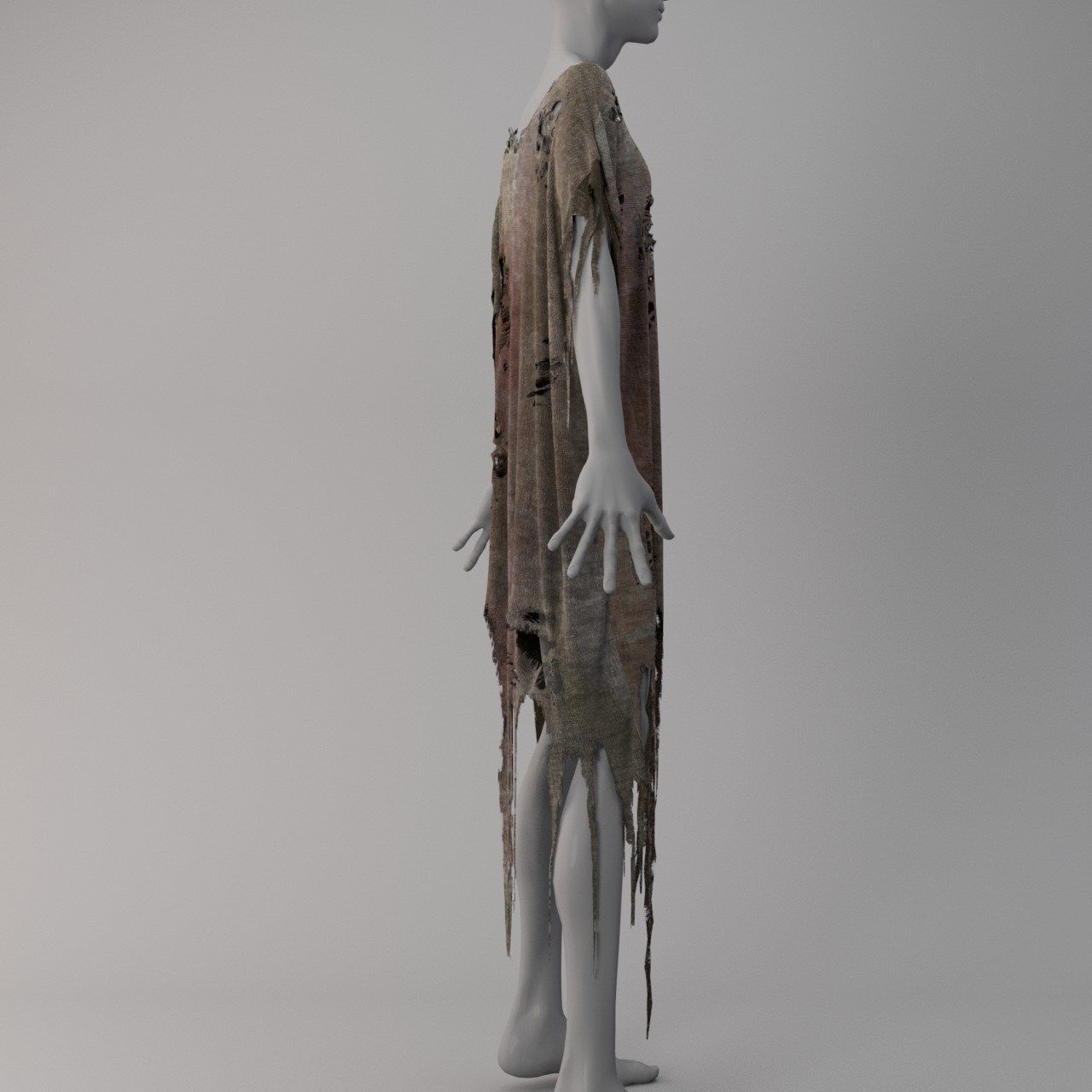 Zombie Cloth 3D model_1