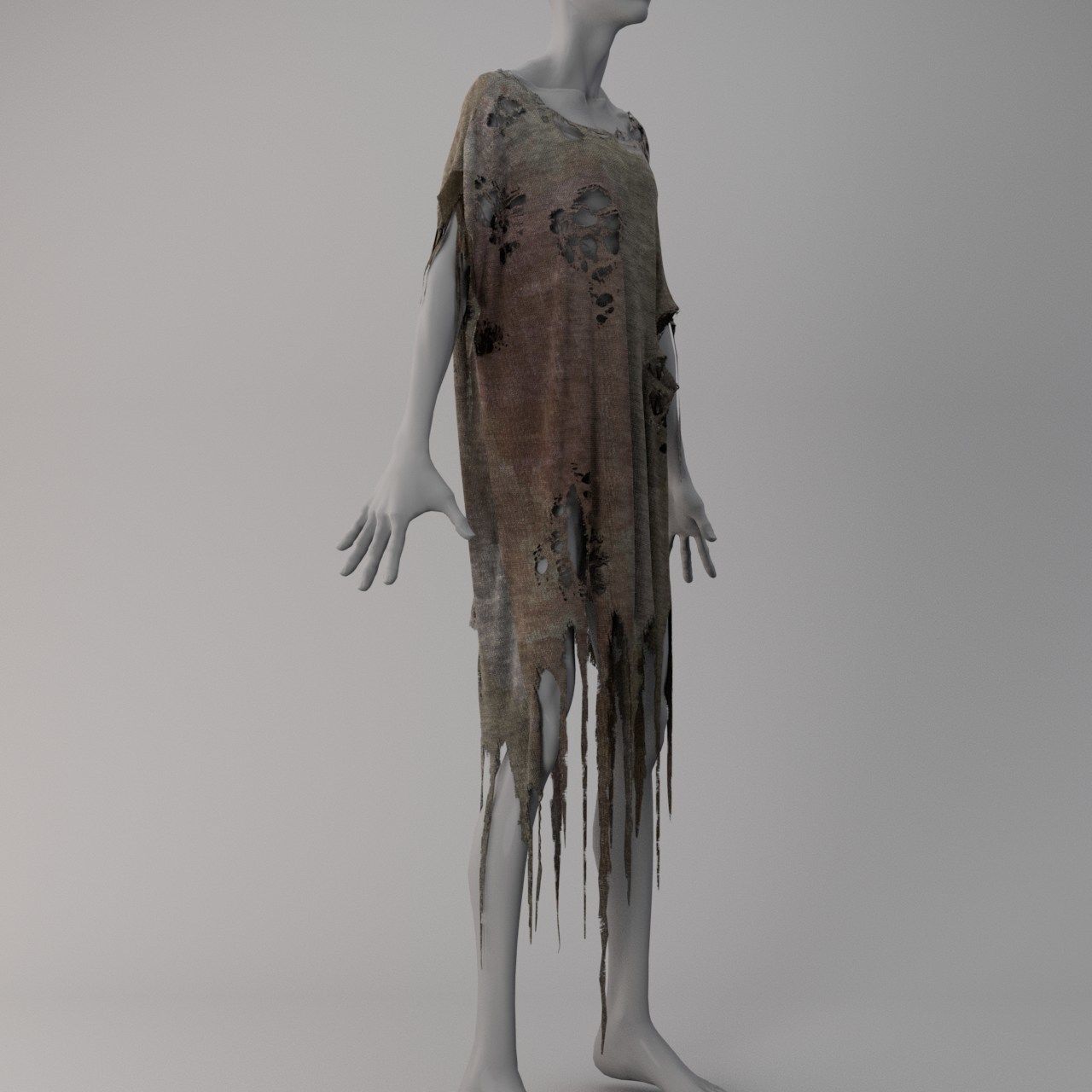 Zombie Cloth 3D model_3