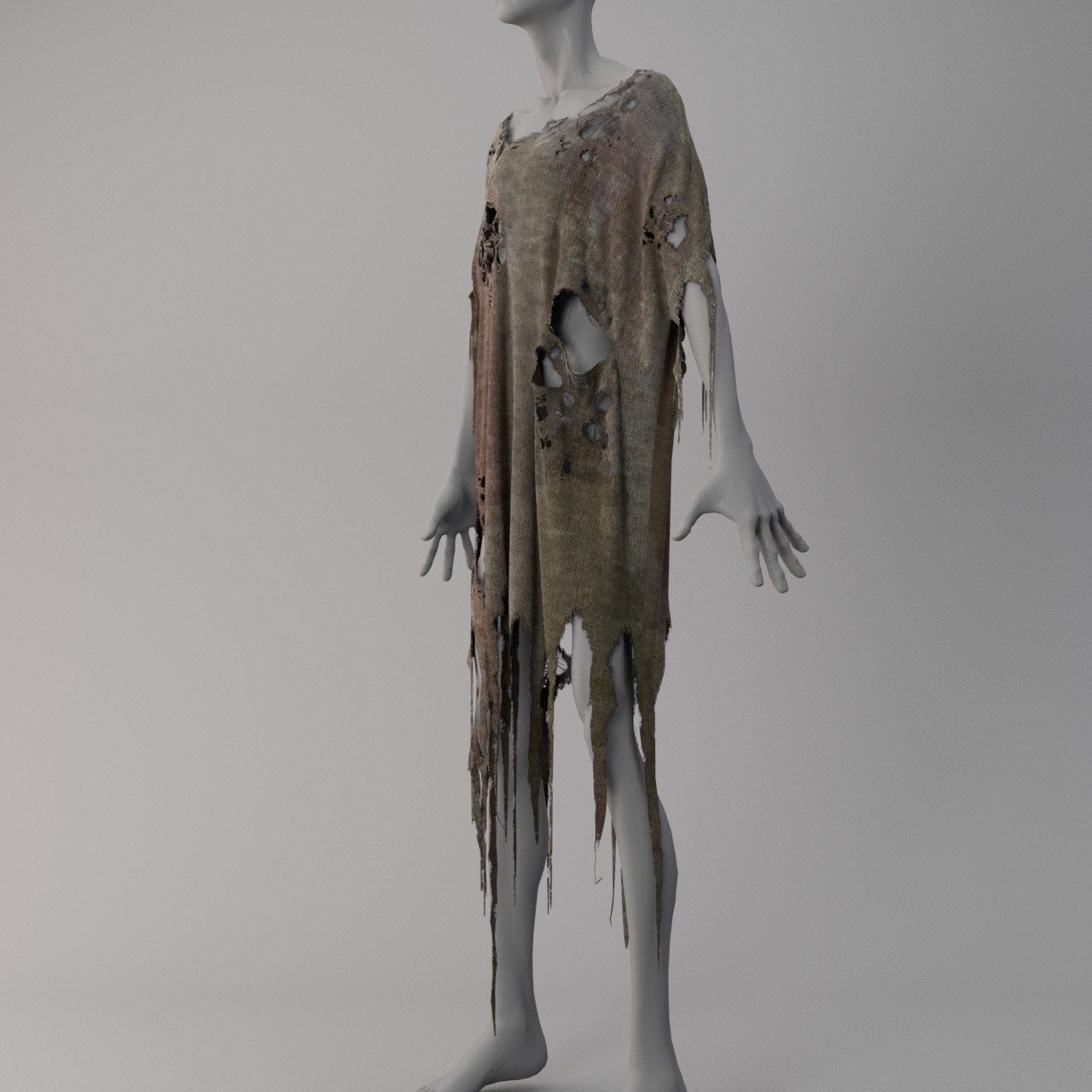 Zombie Cloth 3D model_6