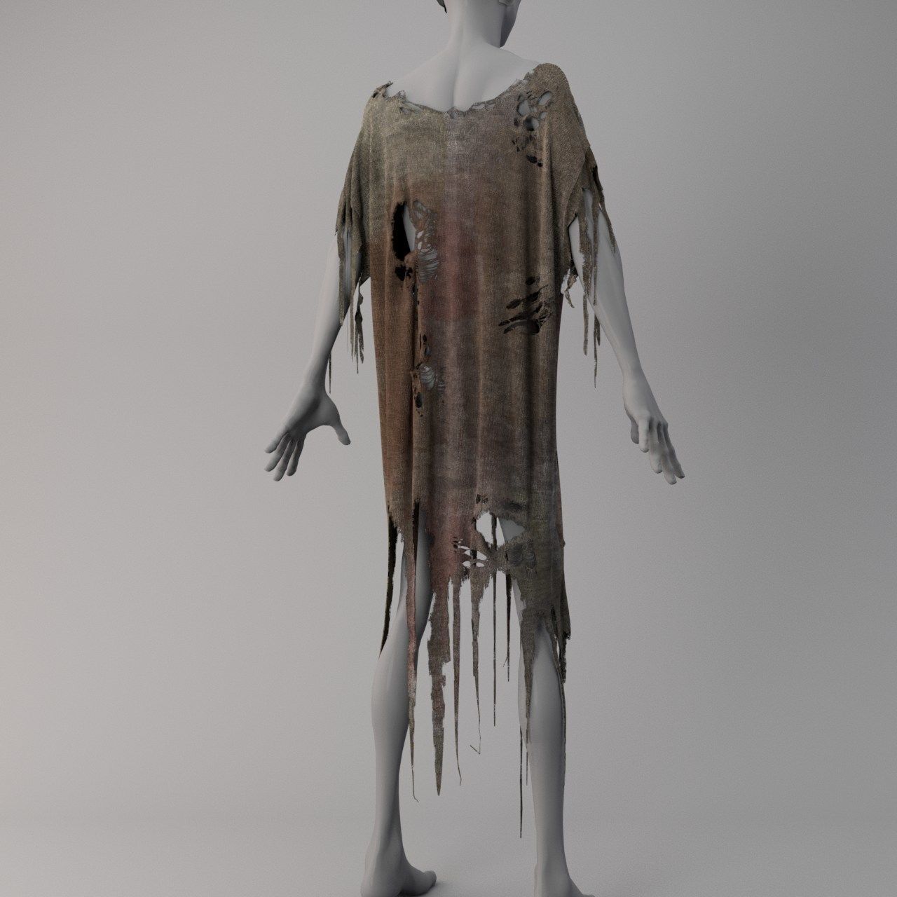 Zombie Cloth 3D model_2