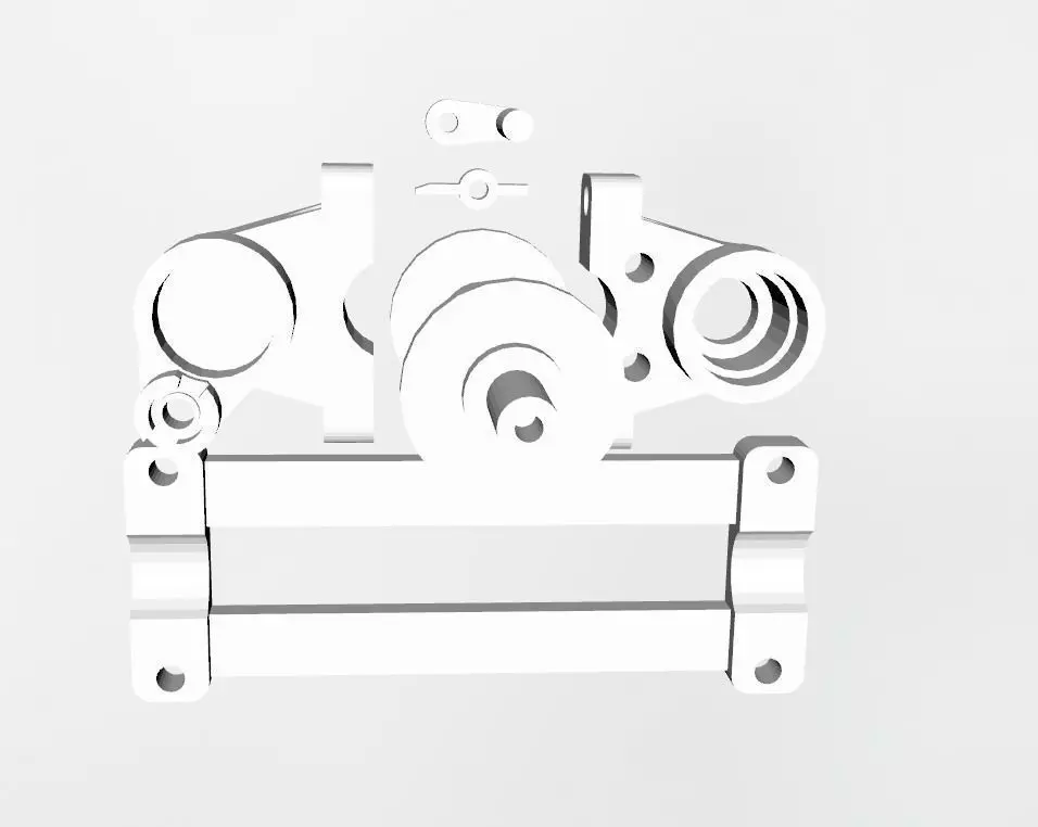 Winch pulley 3D print model_0