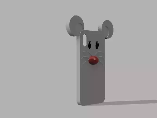 Mouse Cover for IphoneX 3D print model