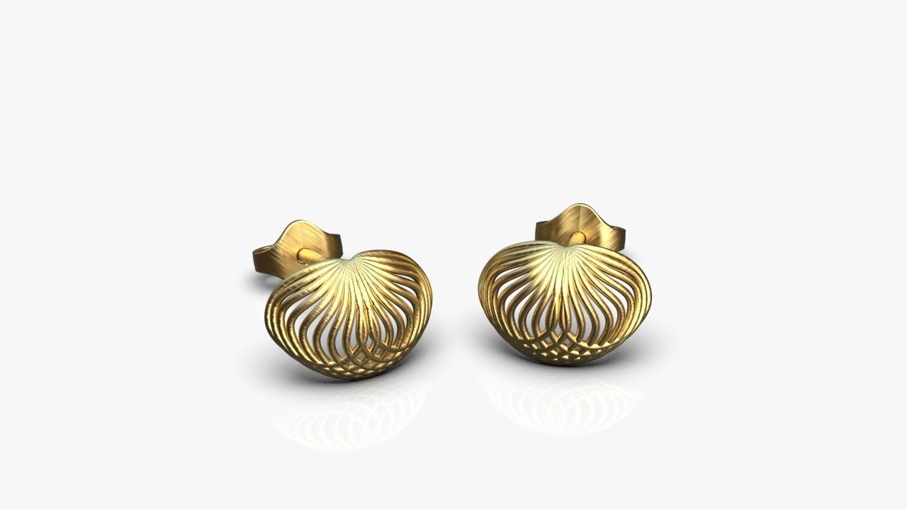 Light earrings 3D print model_6