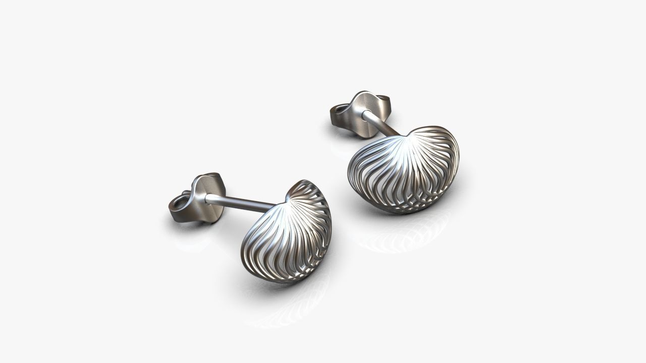 Light earrings 3D print model_10