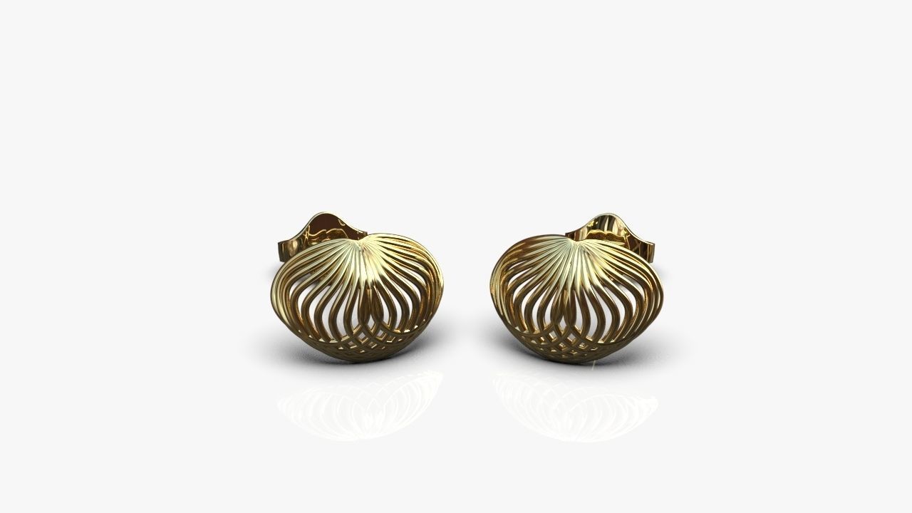 Light earrings 3D print model_1