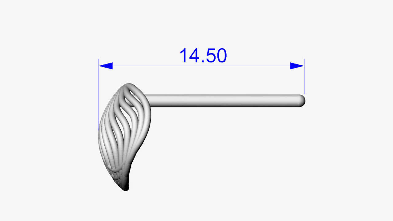 Light earrings 3D print model_15
