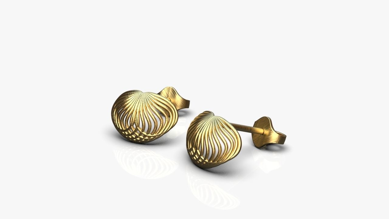 Light earrings 3D print model_7