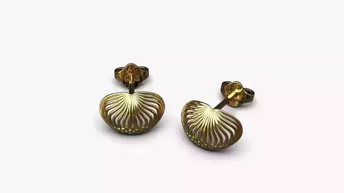 Light earrings 3D print model