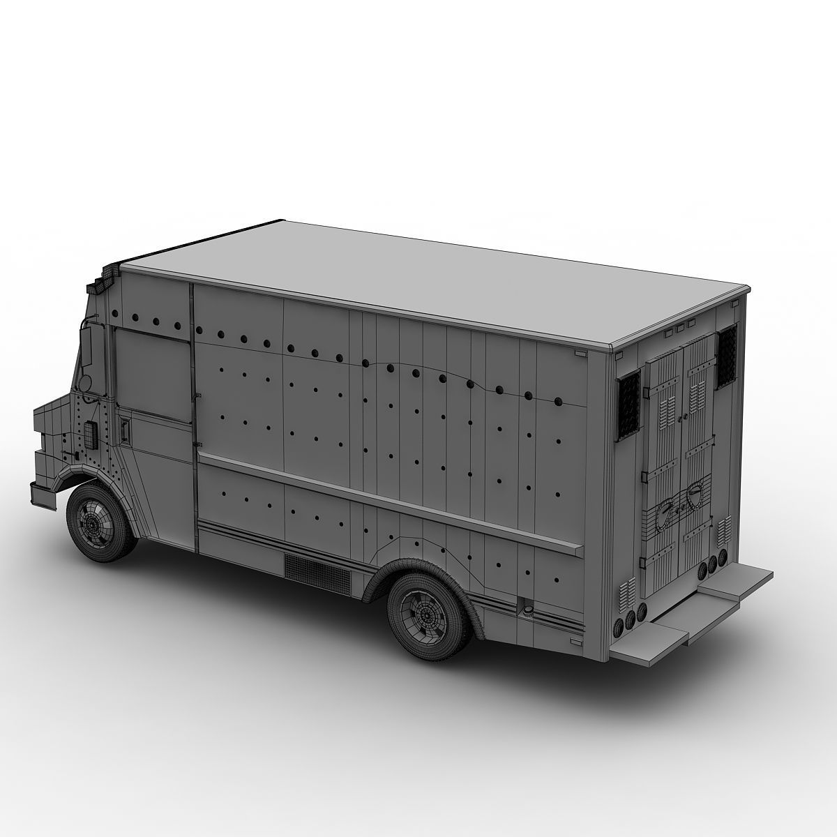 Burger Truck 3D model_20
