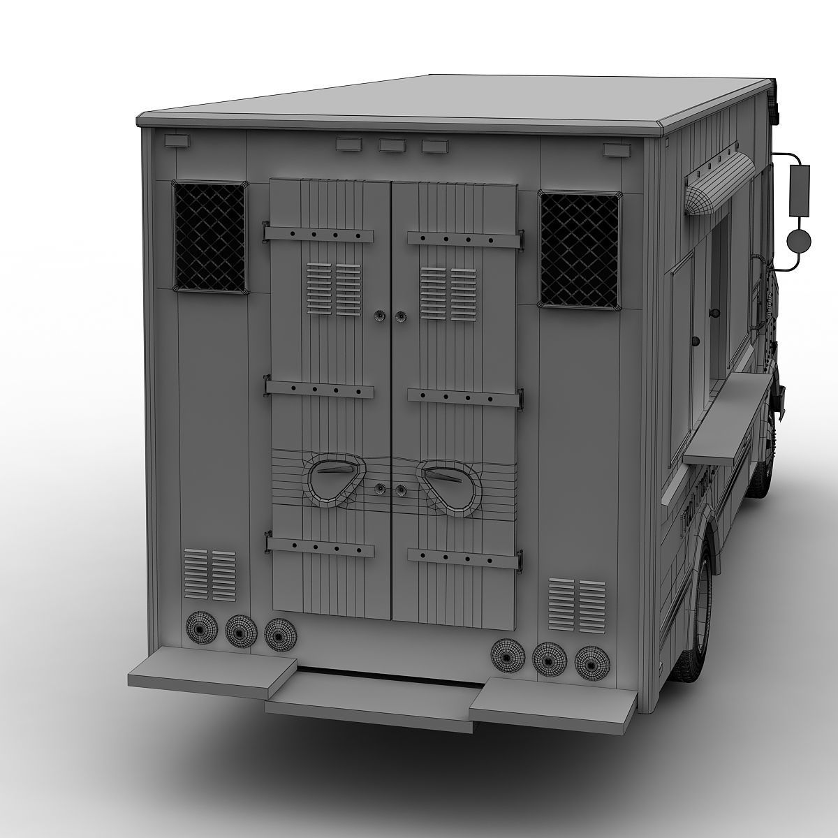 Burger Truck 3D model_15