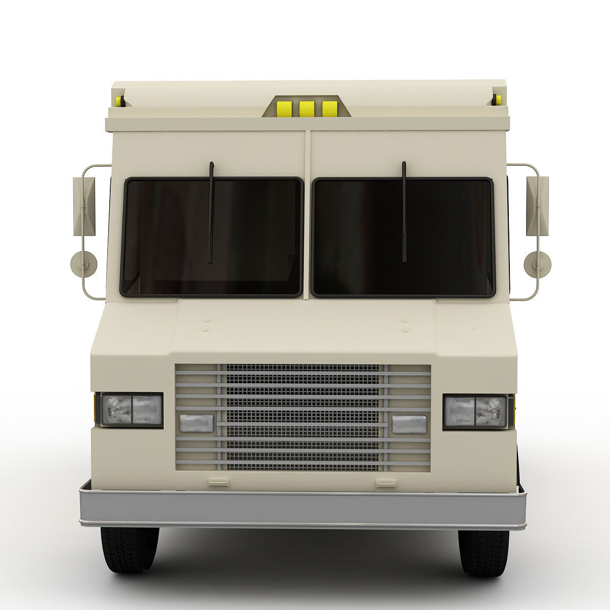 Burger Truck 3D model_11