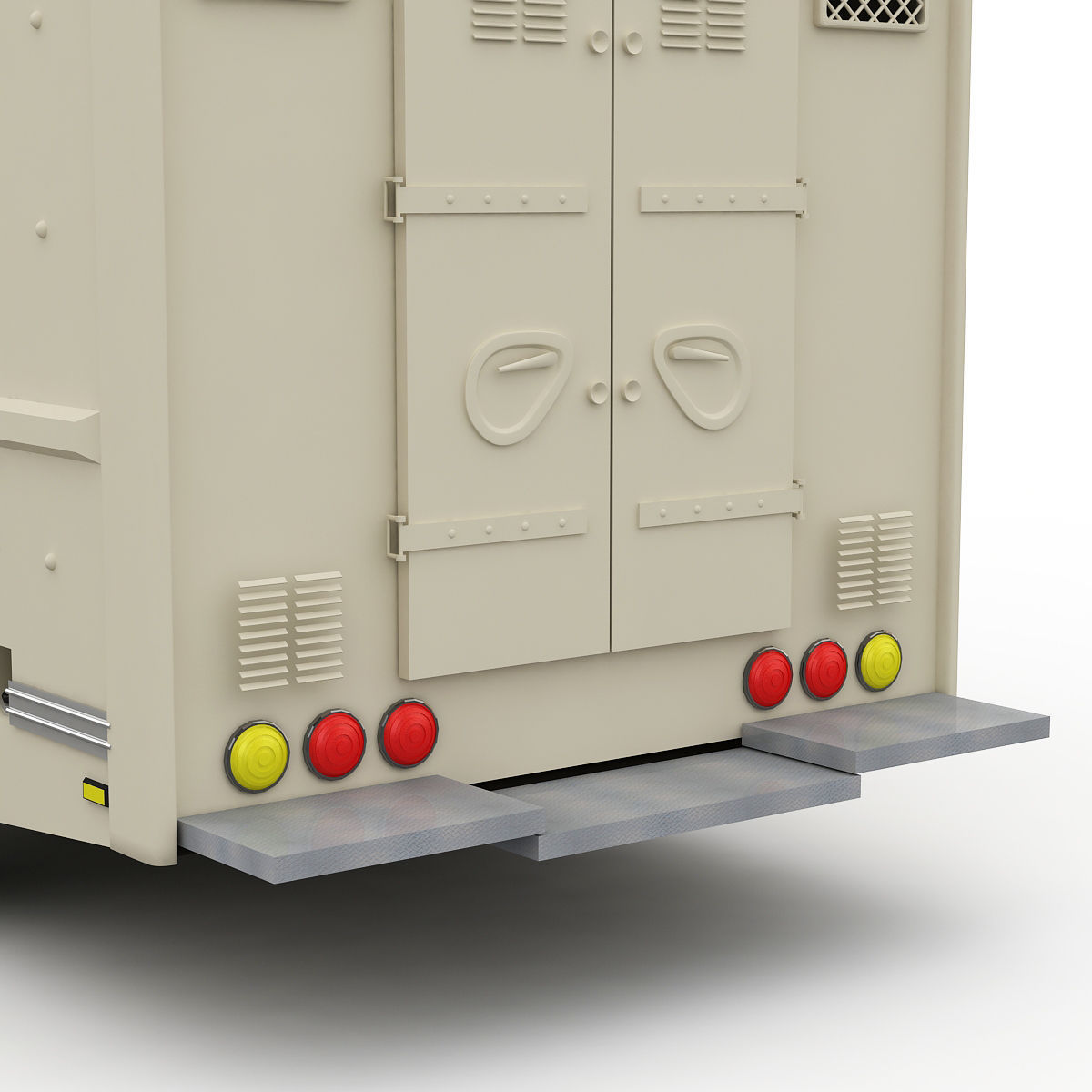 Burger Truck 3D model_3
