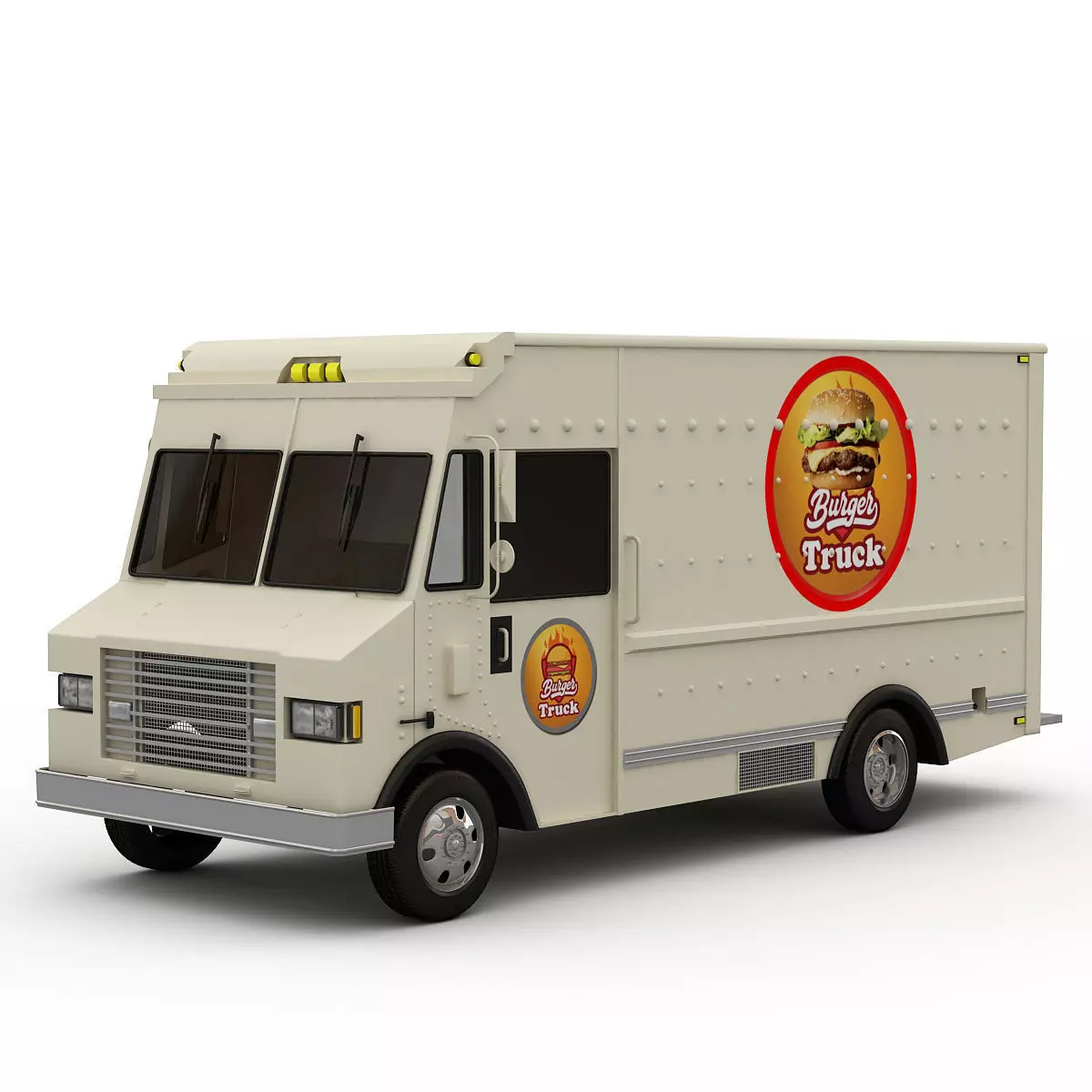 Burger Truck 3D model_0