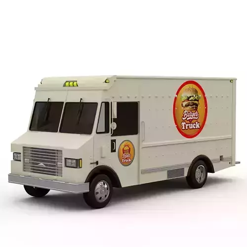 Burger Truck 3D model
