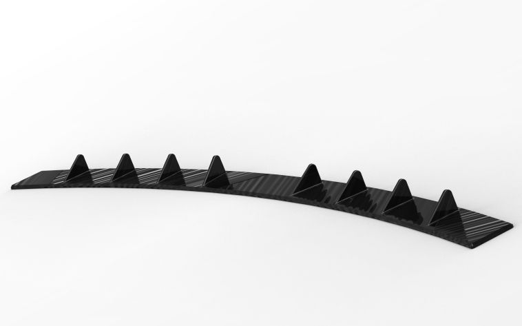 Rear Vortex Generator for CTS-V Sedan Free 3D model_1