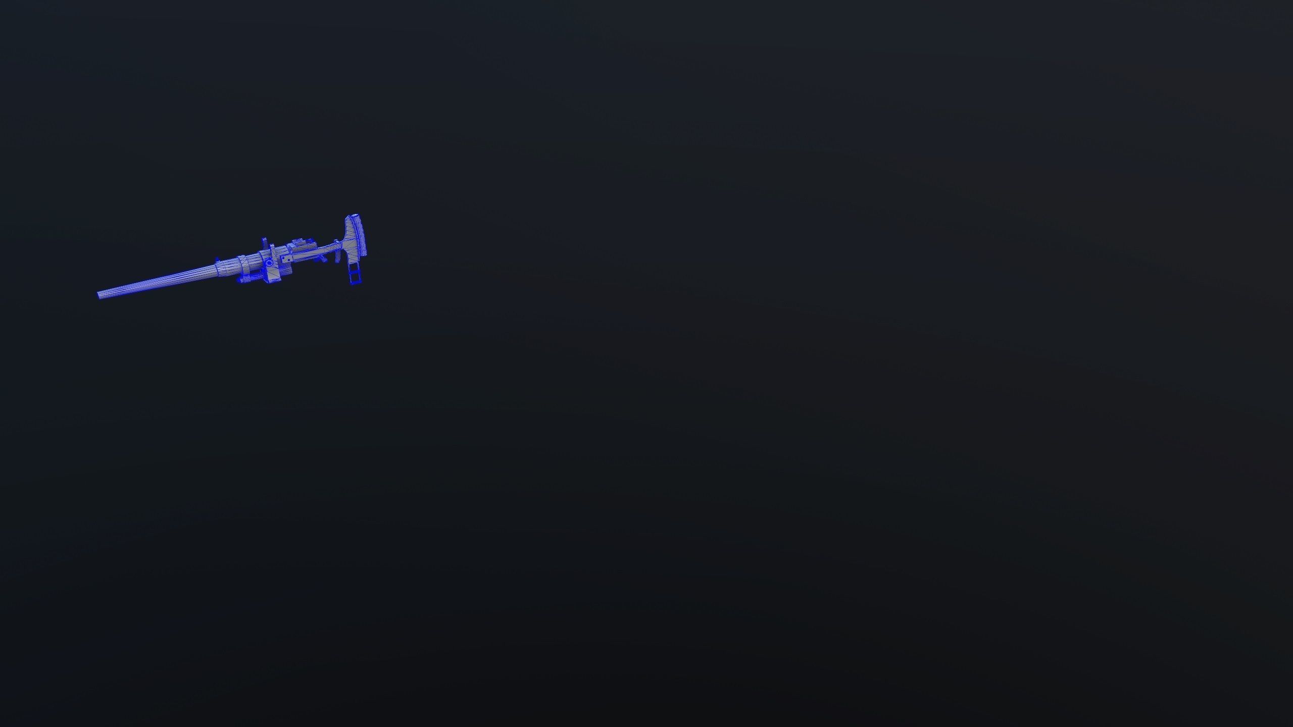 Motor Boat Low-poly 3D model_23