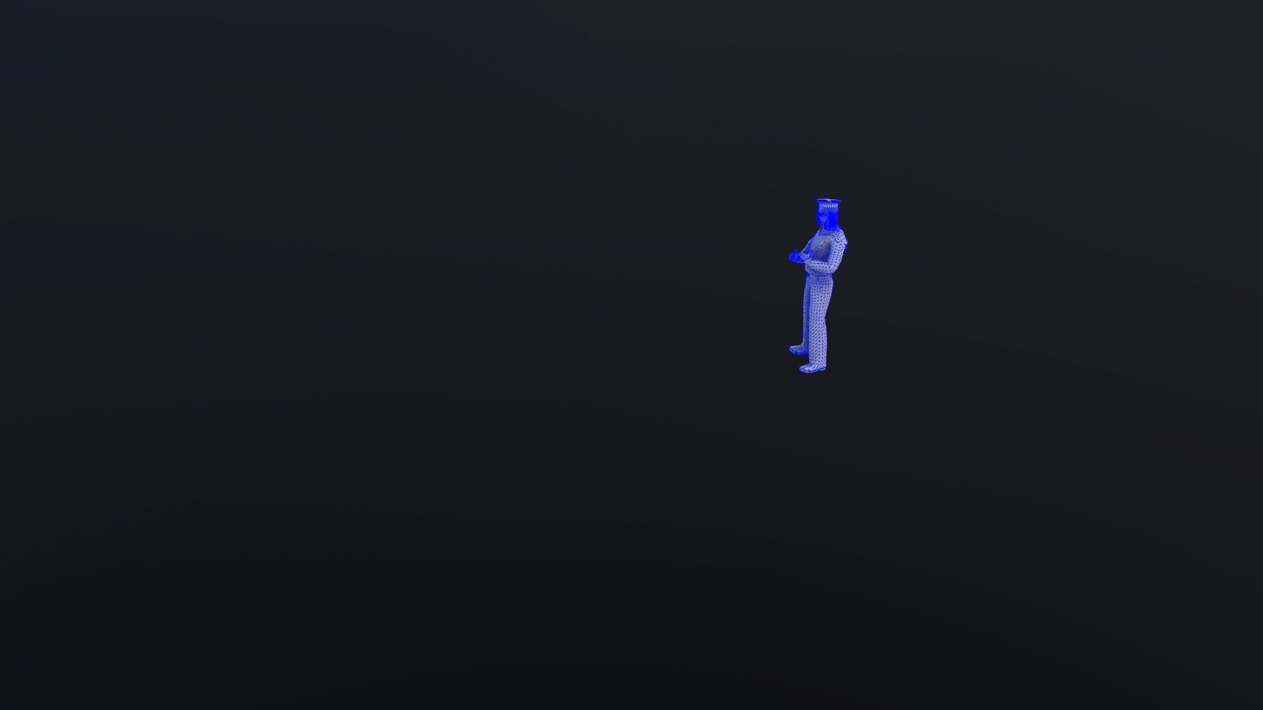 Motor Boat Low-poly 3D model_20