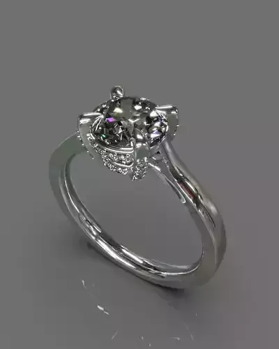 Solitaire ring