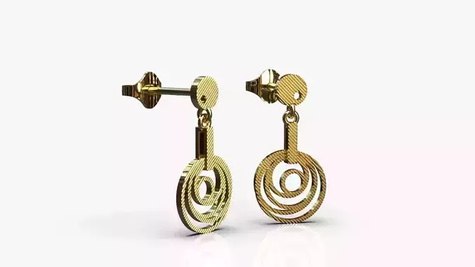 Light fashion earrings