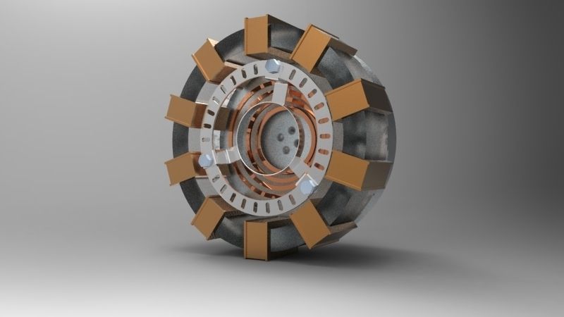 Arc Reactor Free 3D model_1