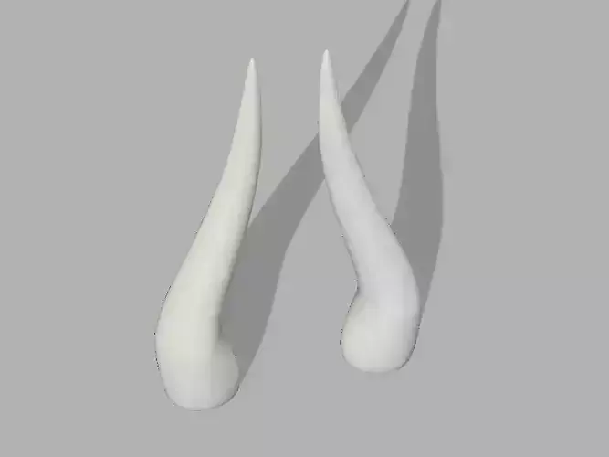 Horns for cosplay 3D print model