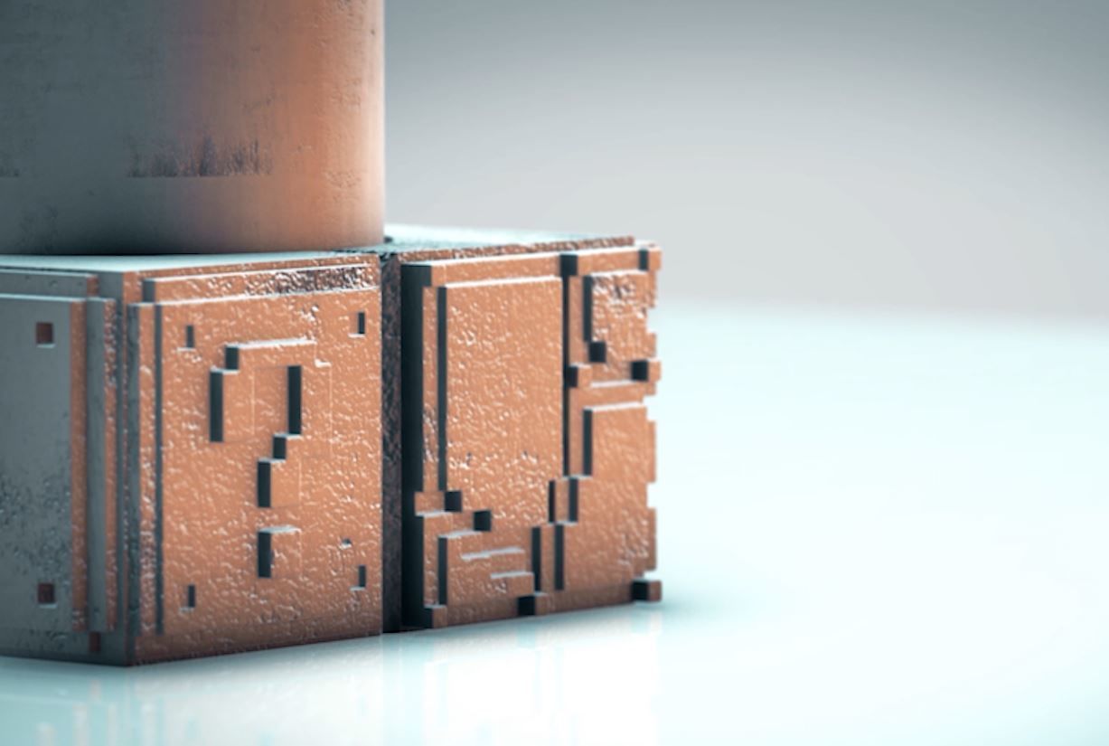 Mario Bros Small Desk Planter 3D Print Diorama 3D print model_15