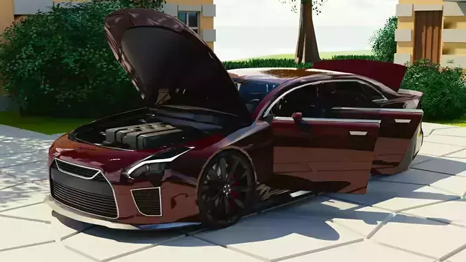 Generic Mid Size 4 Door Sedan With Sport Package