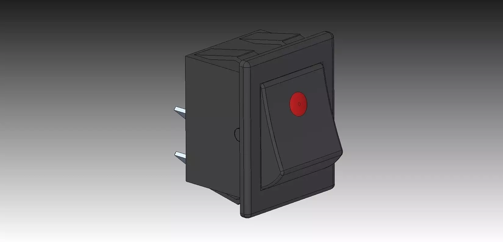 Rocker Switch Free 3D model