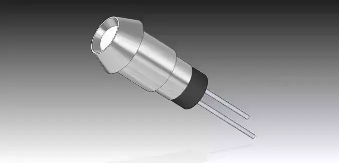 LED Panel Mount Indicator Free 3D model
