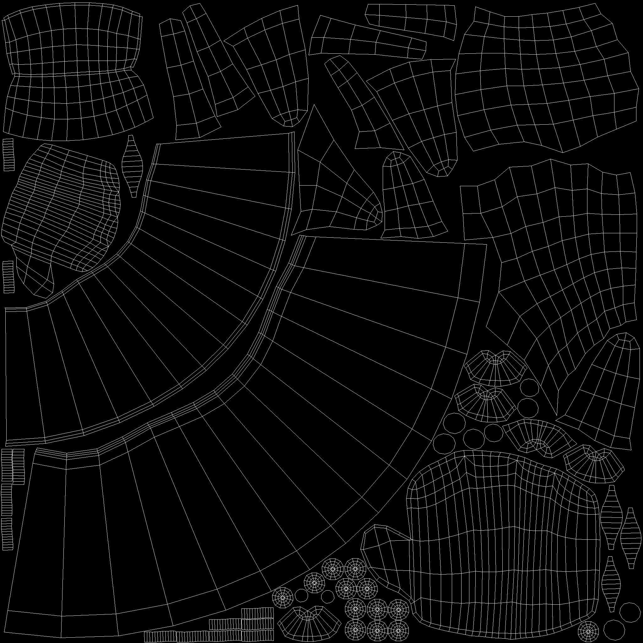 HIE Clean Hand Armor D180427 3D model_7