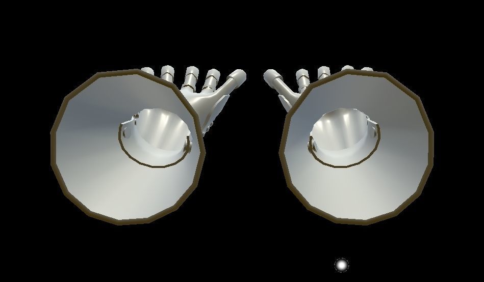 HIE Clean Hand Armor D180427 3D model_3