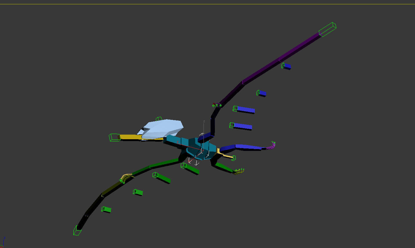 Pterodon animations Low-poly 3D model_13