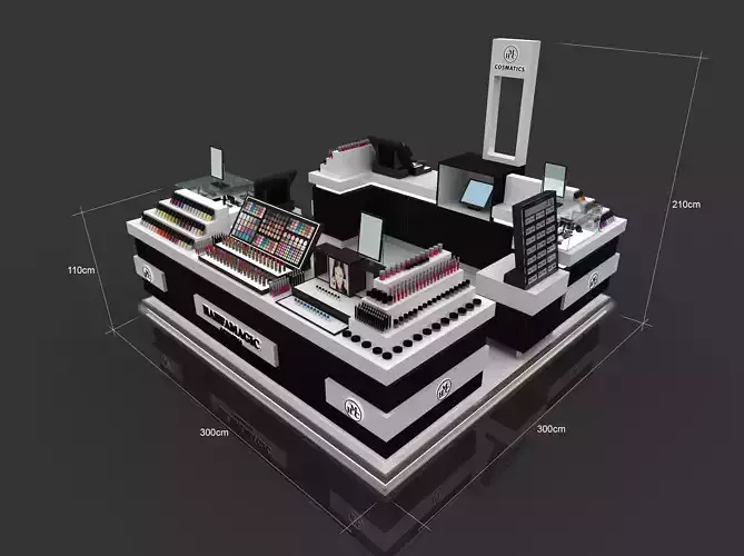 cosmetic kiosk design