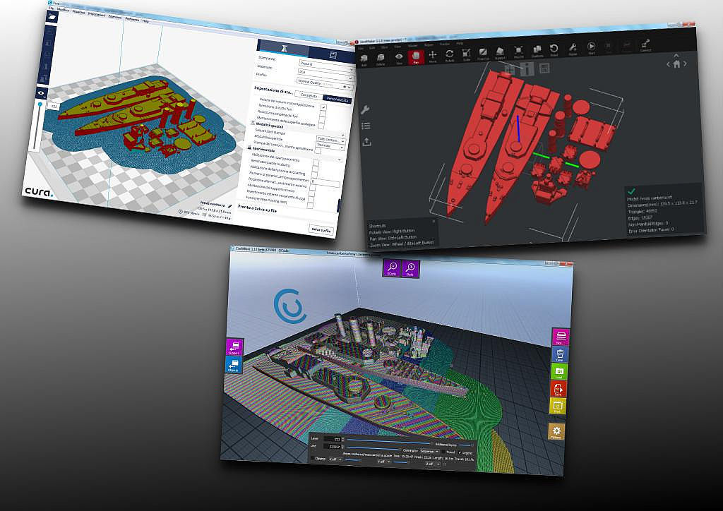 waterline WW2 HMAS Canberra 3D print model_1