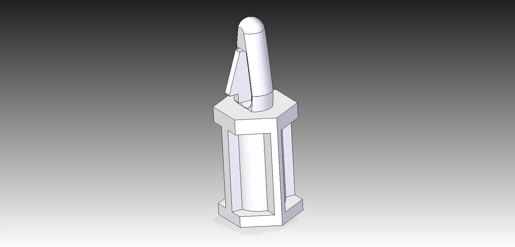 Plastic Standoff Free 3D model