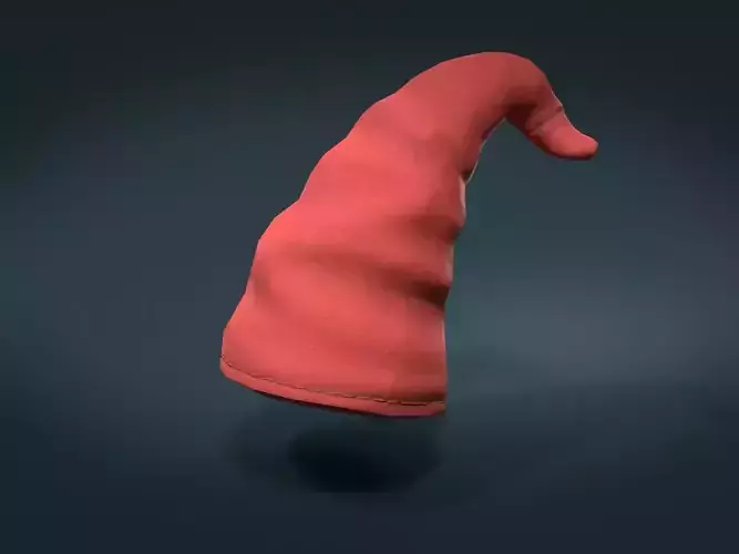 Gnome Cap Low Poly