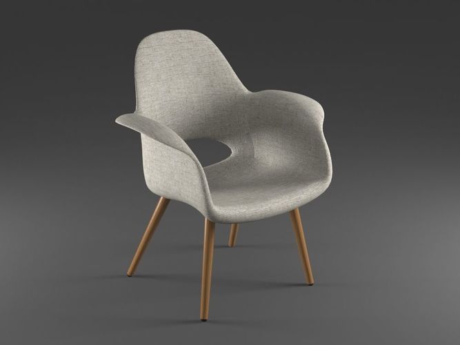 Organic Chair Free low-poly 3D model
