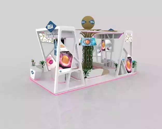 10x6 meter exhibition stand design