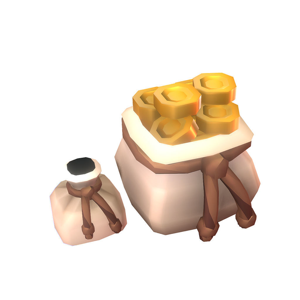 Loot Treasure Set - Proto Series Low-poly 3D model_10