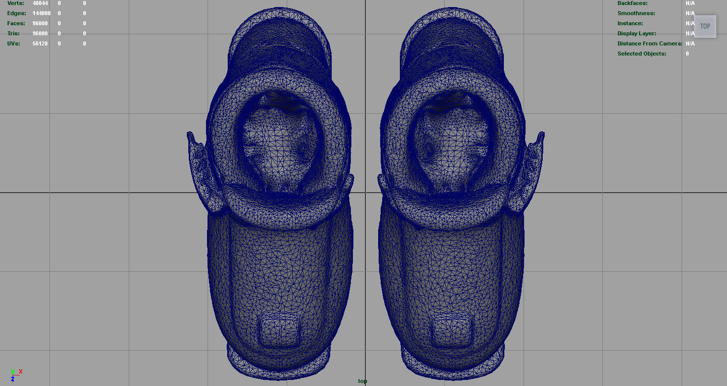 kids Ski Boots Low-poly 3D model_9